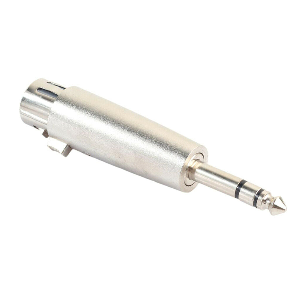 6.35mm Male Plug to XLR Female Plug MIC Audio Adapter Converter Connector