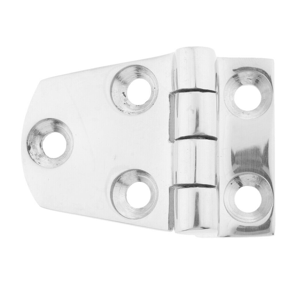 54 x 37mm Flush Hinges 316 Stainless Steel Polished for Boat Marine Door