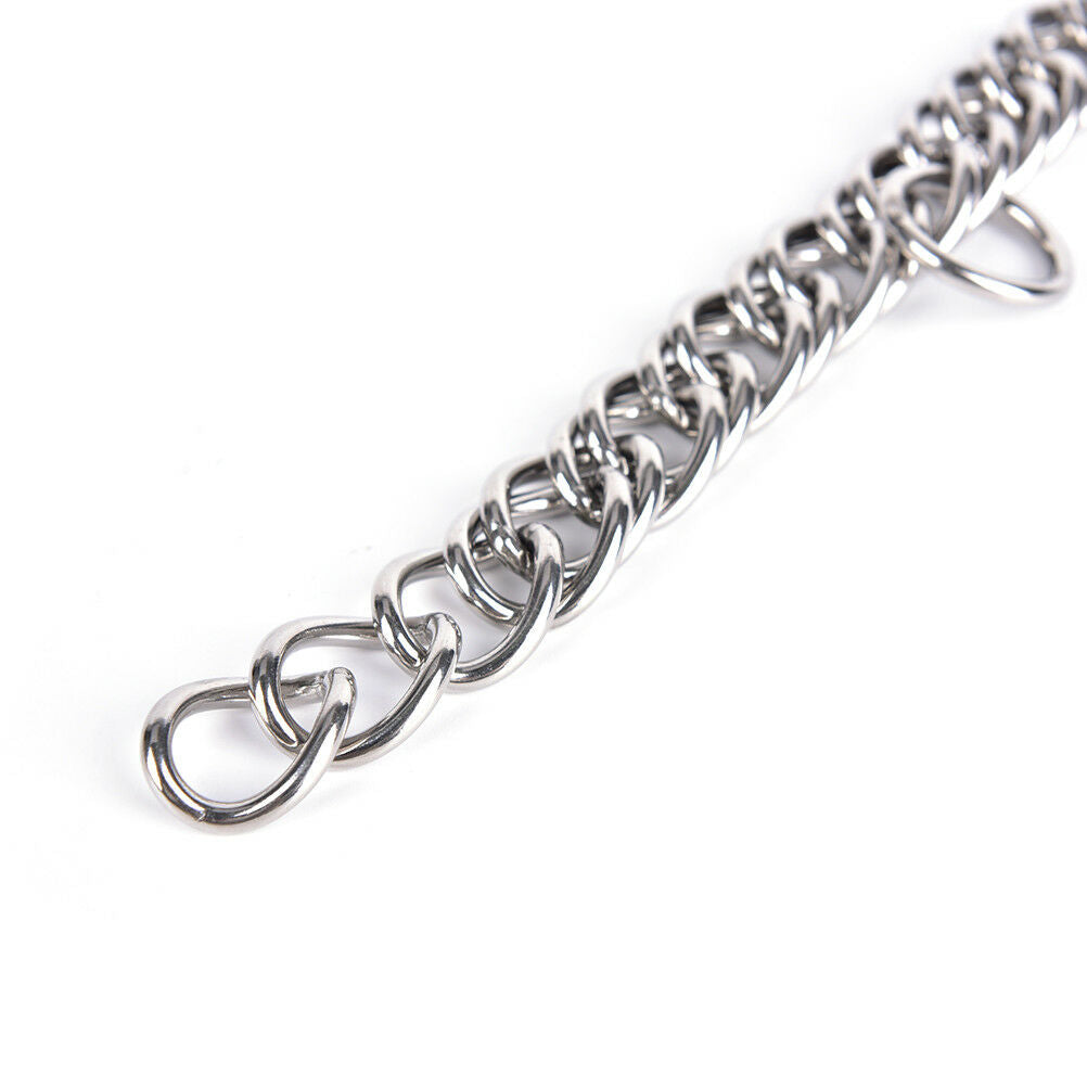 1pc stainless steel double link curb chain for horse bits pet 、 Vg.l8