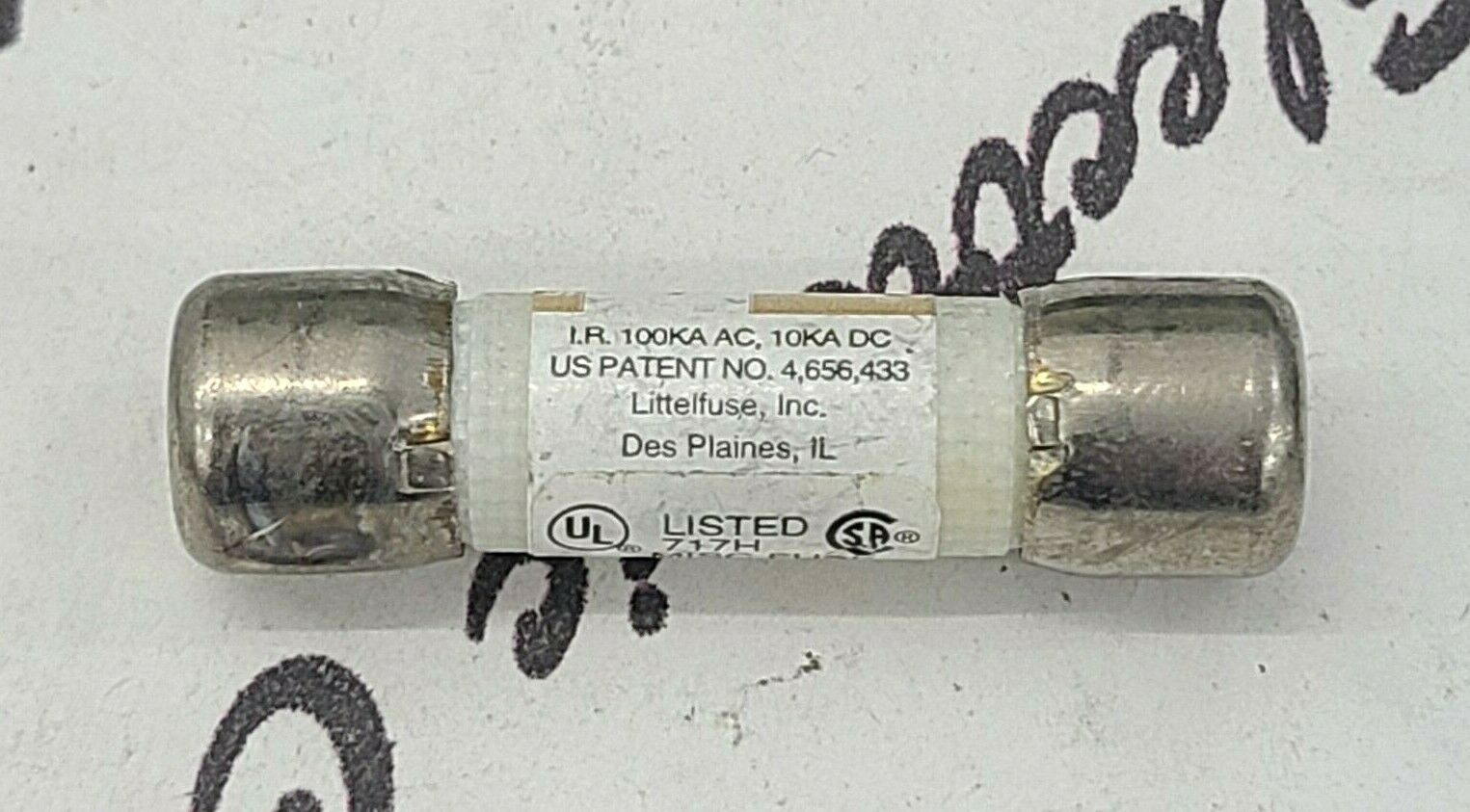 1pcs - Littelfuse KLKD 30 (KLKD 30A) (30 Amp) 600V - Midget Fast Acting Fuse