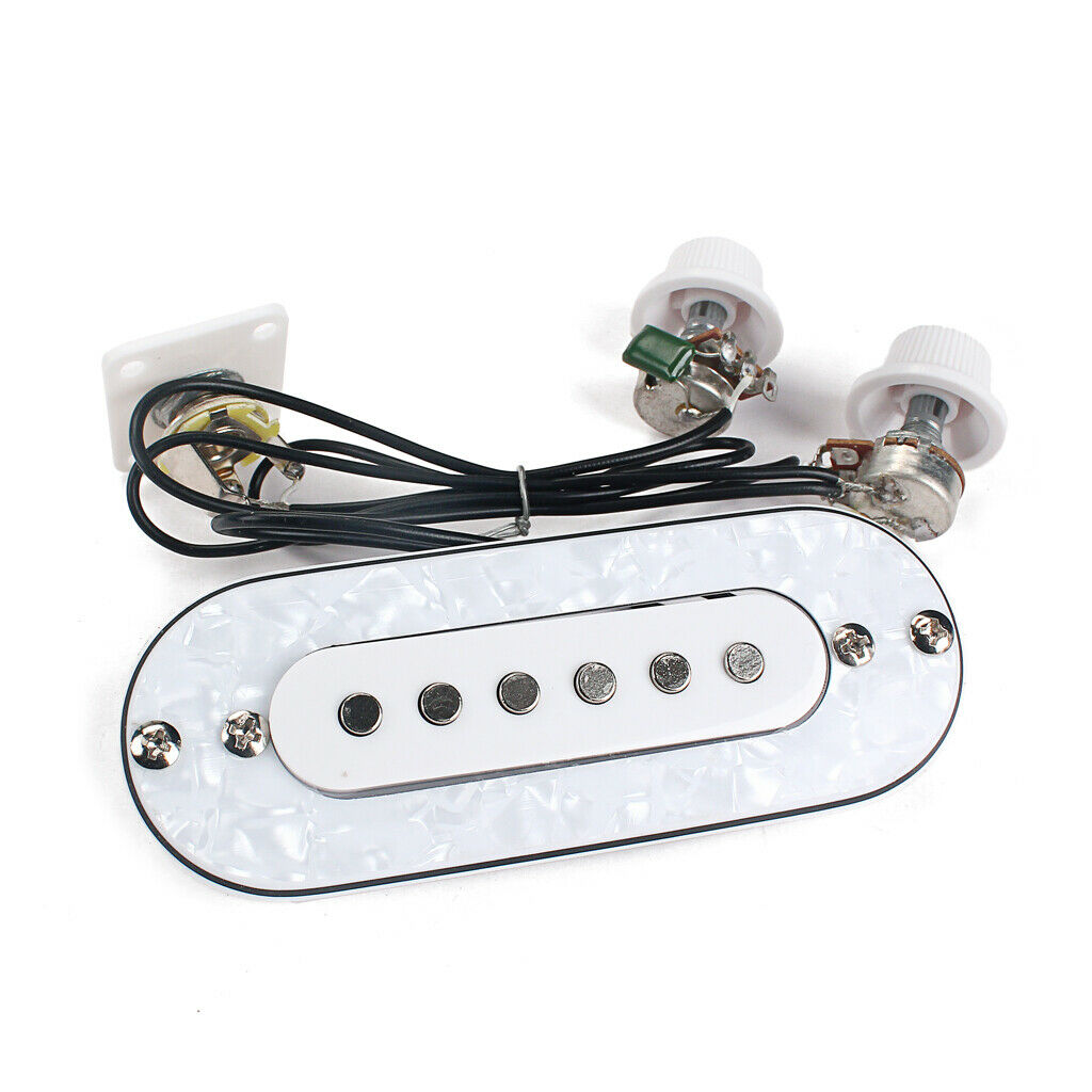Loaded 52mm Bridge Pickup with Pickguard Volume Tone Knobs for Acoustic Folk