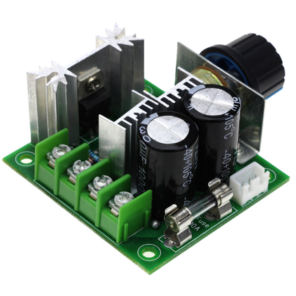 Adjustable PWM DC Motor Speed Controller with Dimmer Module 12V 24V 36V 10A