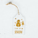 Pieces of 6 Rustic Christmas Wooden Pendant Xmas Ornament Hanging Home Decor 8x4