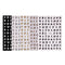 5 Colors Girls Diy Adhesive Nail Design Stickers Letters