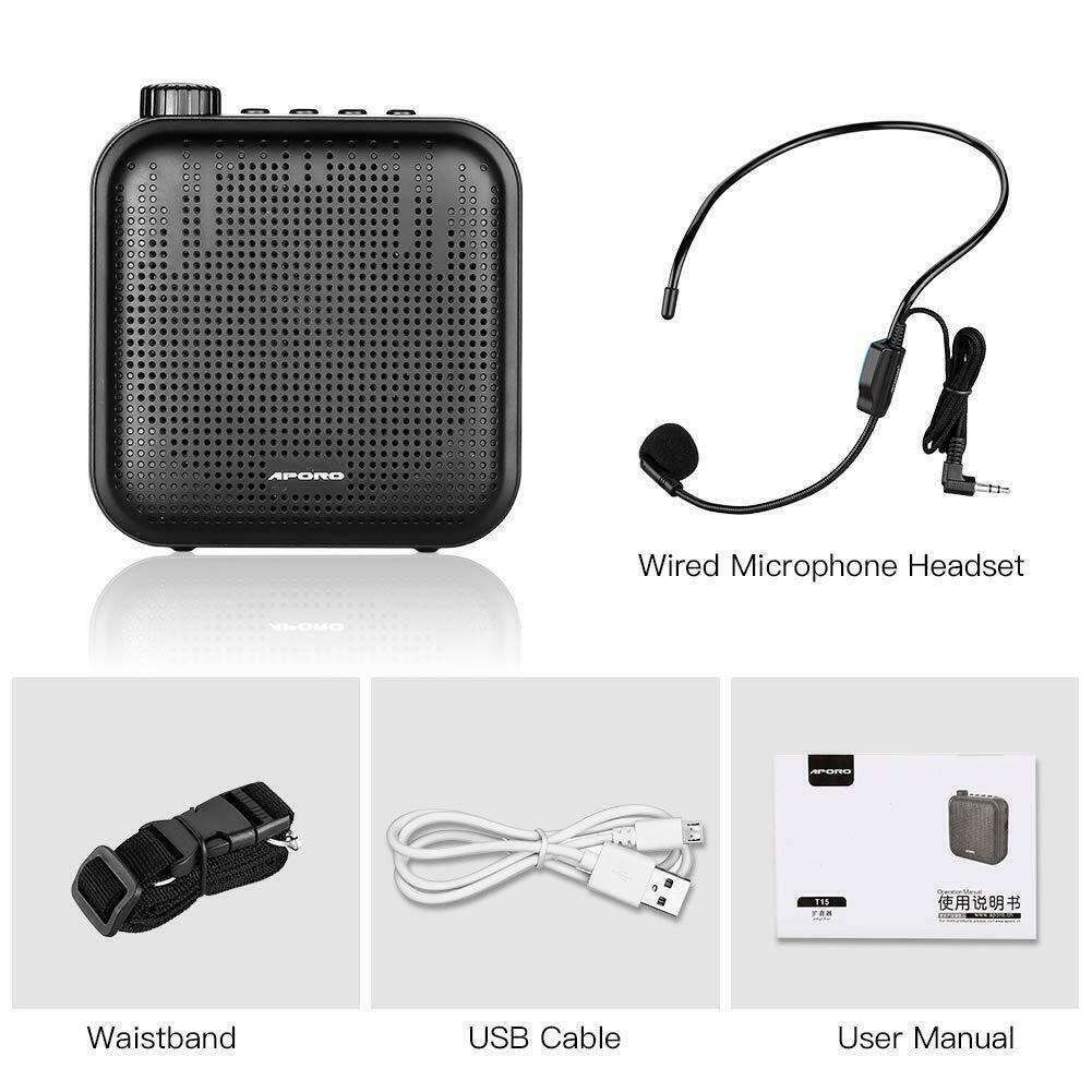Portable  Mini Audio Amplifier Rechargeable Ultralight Loudspeaker For Teachers
