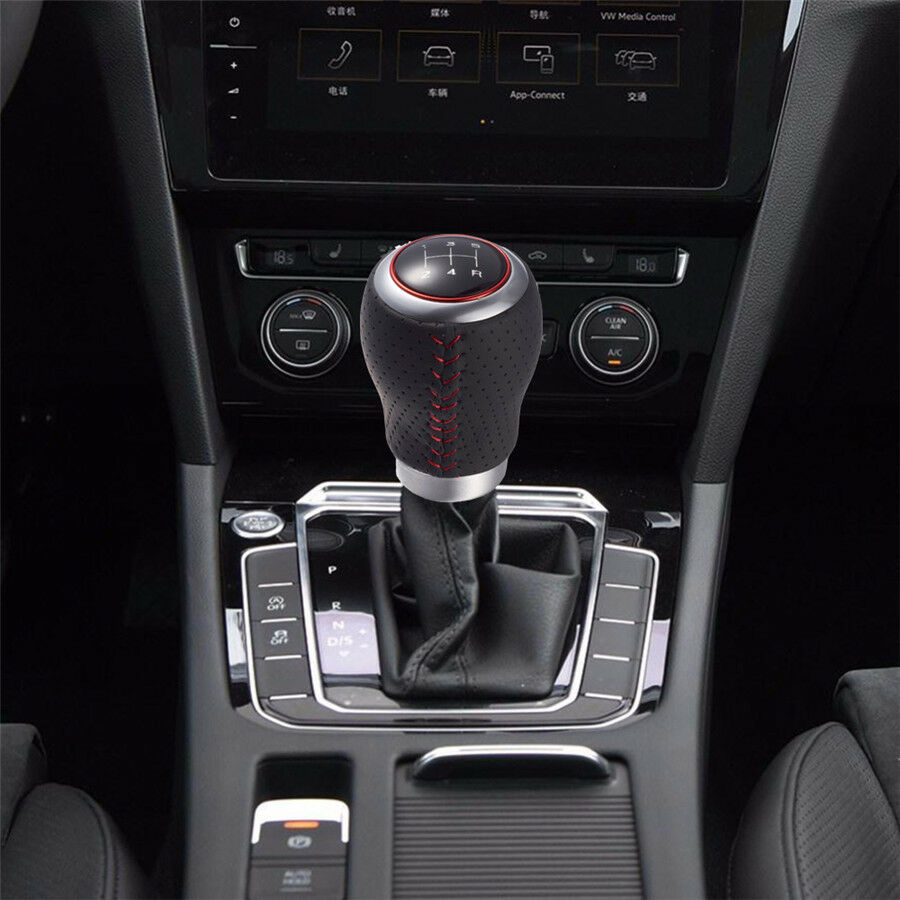 1x Universal 5 Speed Car Gear Shift Knob Metal Gear Head Manual Shift Lever Knob