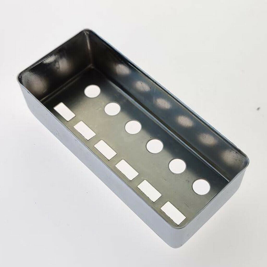1pc Mini Brass Humbucker Pickup Cover 12 Holes 50mm for Guitar Parts Chrome