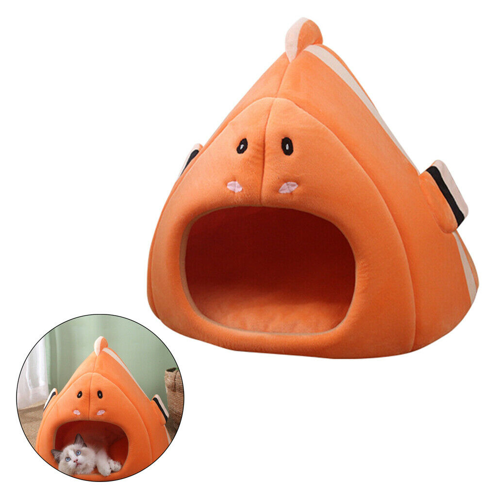 Pet Cave Bed Anti-Slip Nest Cave Small for Indoor Small Medium Dog Cat