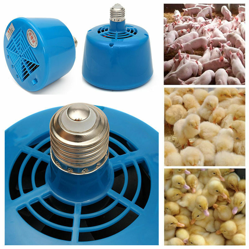 100-300W Pets Livestock Piglets Chickens Heat Warm Lamp Keep Warming Bulb 220V