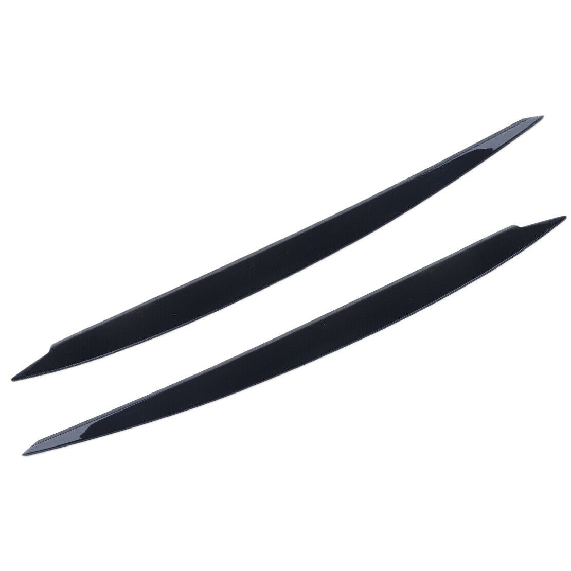 2x Chrome Plated Headlight Eyelid Cover Trim Fit for VW Golf MK7 GTI 13-18 Atn