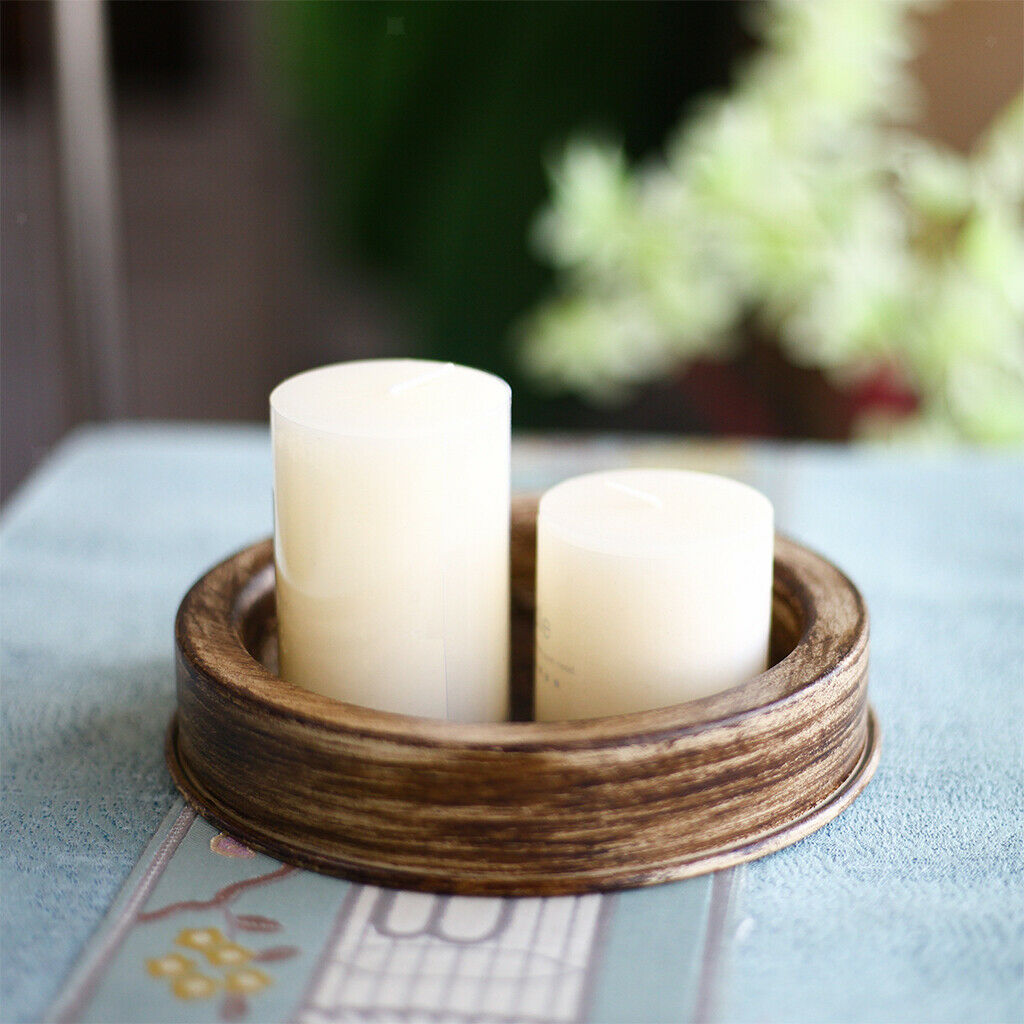 Candlestick Holder Candle Holder Plate Home Church Dining Decor Copper S