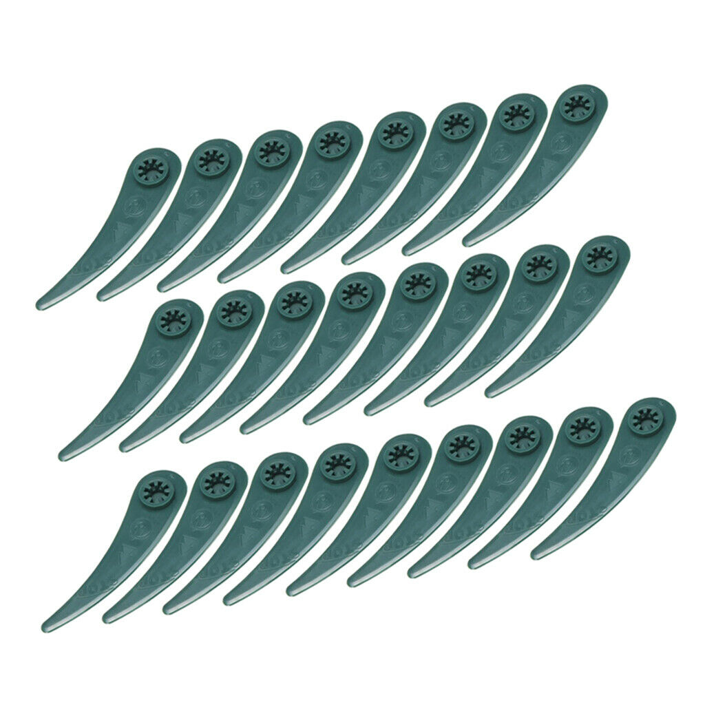 Green Lawn Mower Blade Fit for BOSCH ART 23-18 LI ART 26-18 Li 25pcs