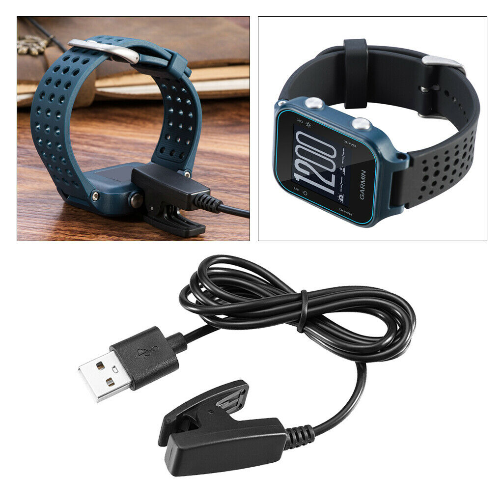 USB Charging Cable Cord Charger Dock Stand for Garmin Forerunner35 30 645