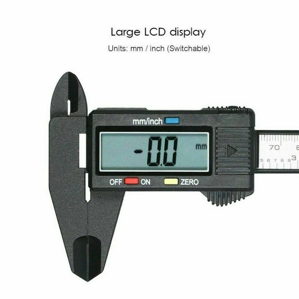 150mm Digital Vernier Caliper Micrometer Tool Gauge Electronic LCD Display