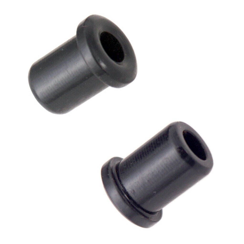 6pcs guitar string mounting rings through body sleeve for guitar black