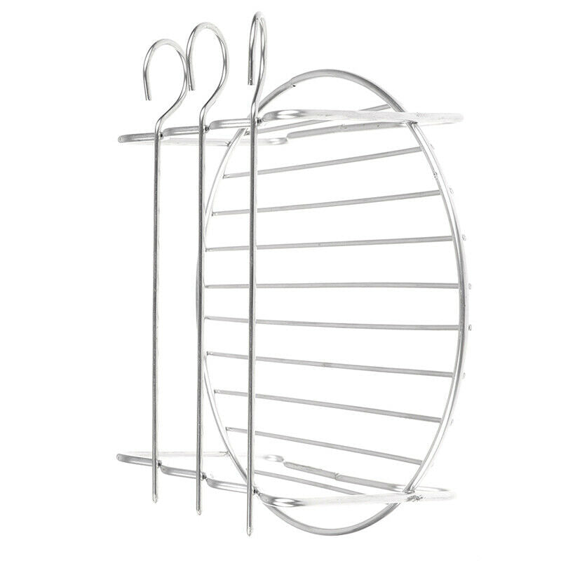 Baking Tray Skewers Air Fryer Stainless Steel Holder BBQ Rack Double-de.l8