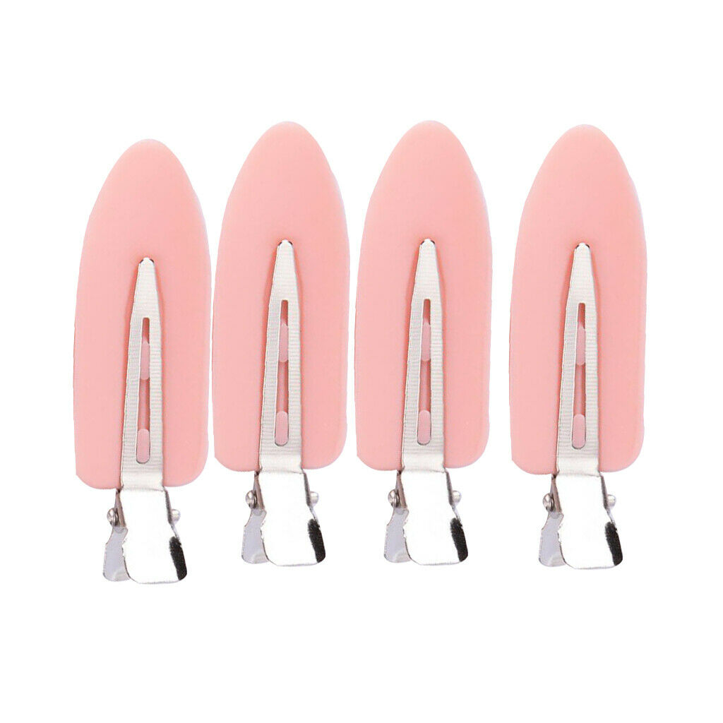 4Pcs Fashion No Bend Hair Clips Bangs Hair Styling Curling Sectioning Clamps