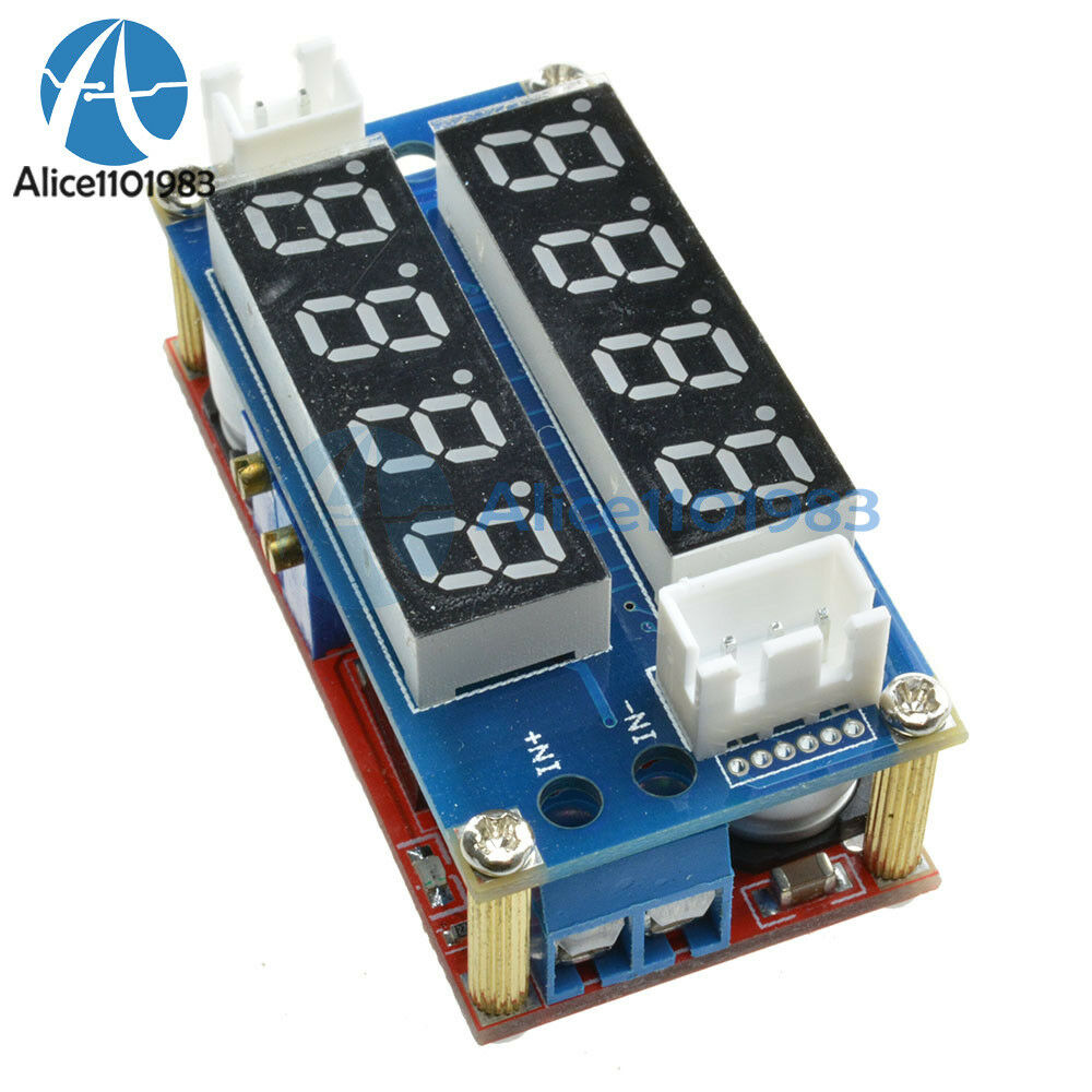 2PCS 5A Adjustable Display Step Down charge Module LED Panel Voltmeter Ammeter