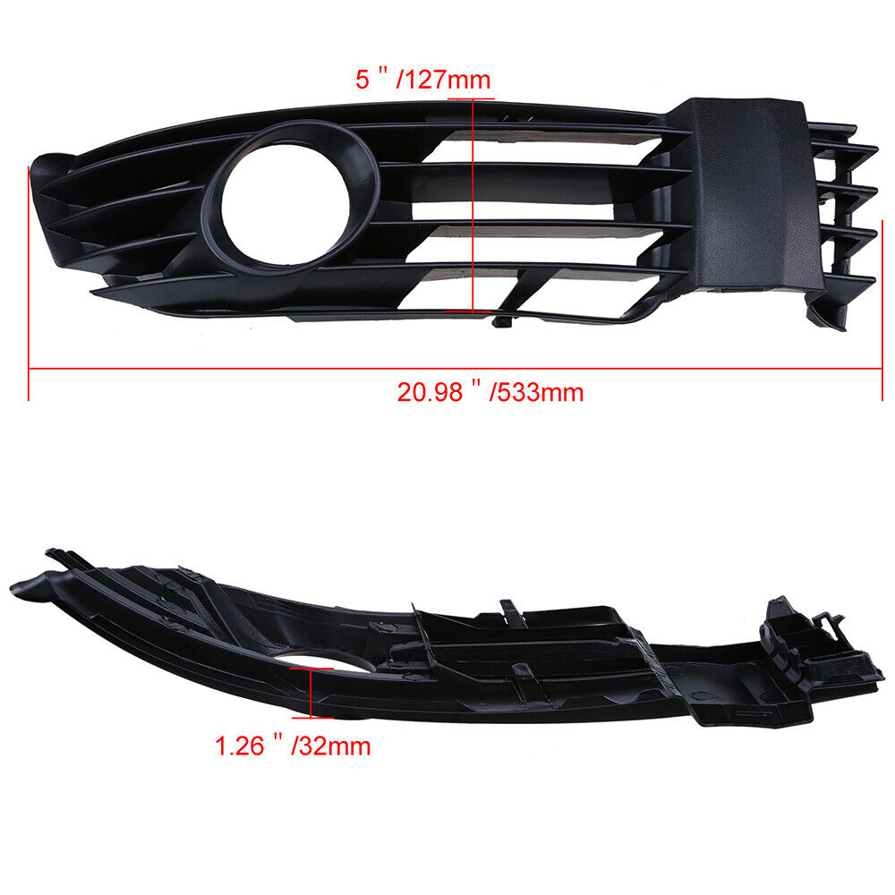 Passenger Side Front Bumper Fog Light Grille Vent Trim Cover Fit VW Passat 01-05