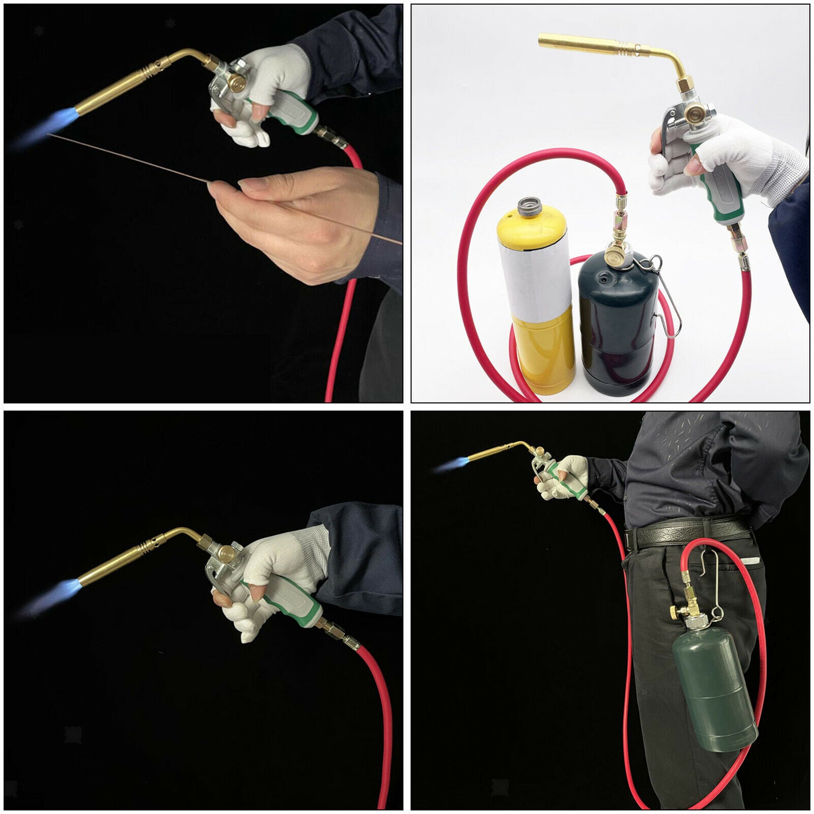 Mapp Propane Gas Welding Torch Kit For Cooking Brazing Soldering Gun Picnic