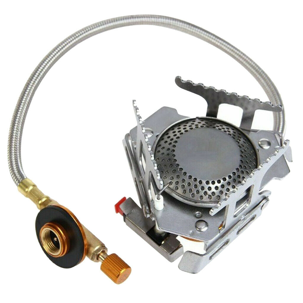 Portable Outdoor Gas Stove Camping Butane Gas Burner Folding Gear Cooker