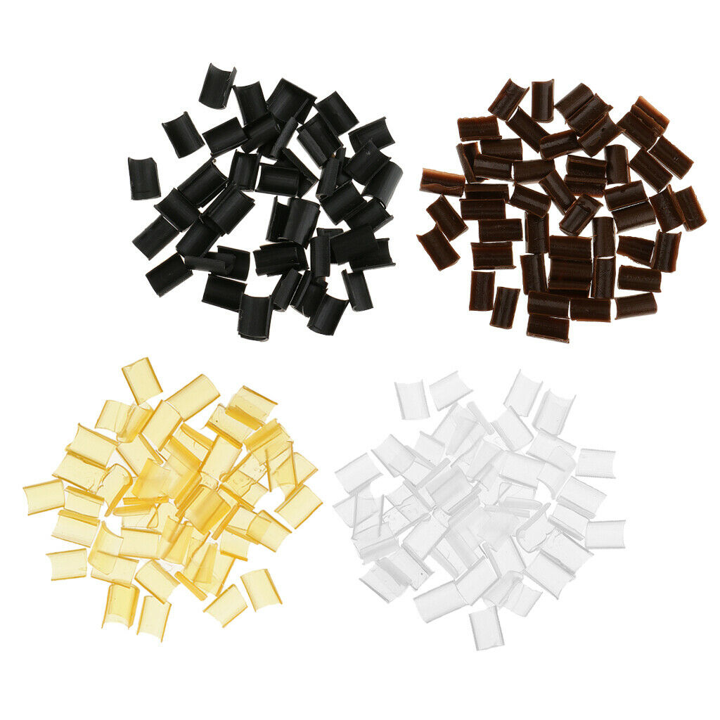 200 lot Salon DIY U Tip Keratin Granule Rebond Hot Fusion Glue 4 Colors