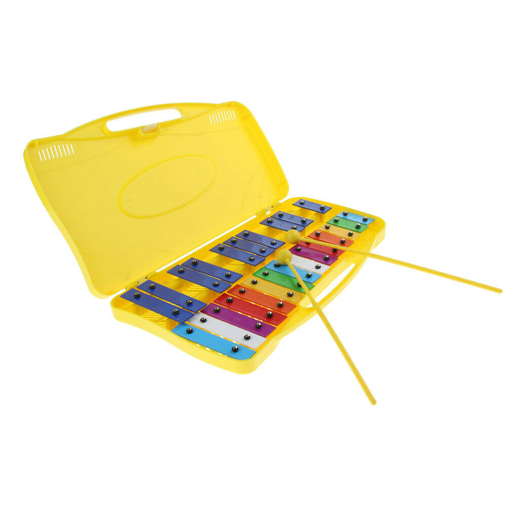 Aluminum 25 Tones Xylophone Preschool Educational Toys for Children Kids