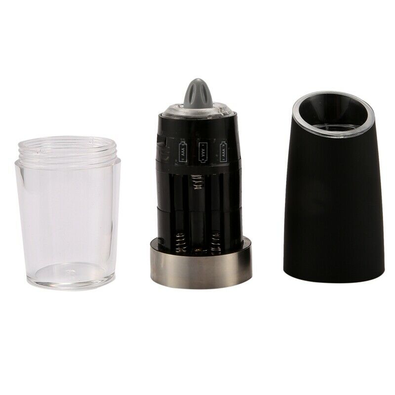 Premium Gravity Electric Salt and Pepper Grinder Set of 2 Battery Powered SaltJ6