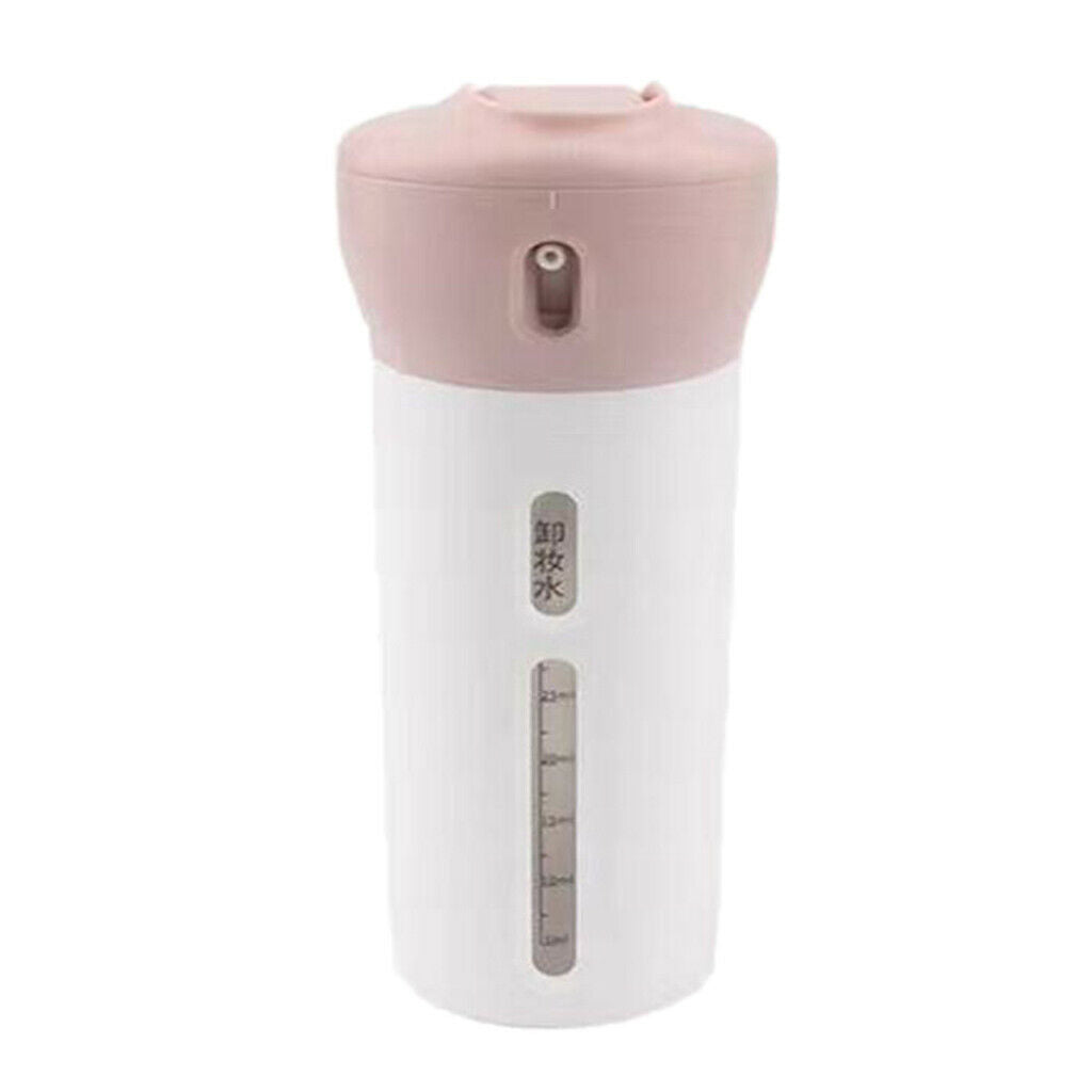 Shampoo Bottle Portable Sub-bottling Press Tube Liquid Container Pink