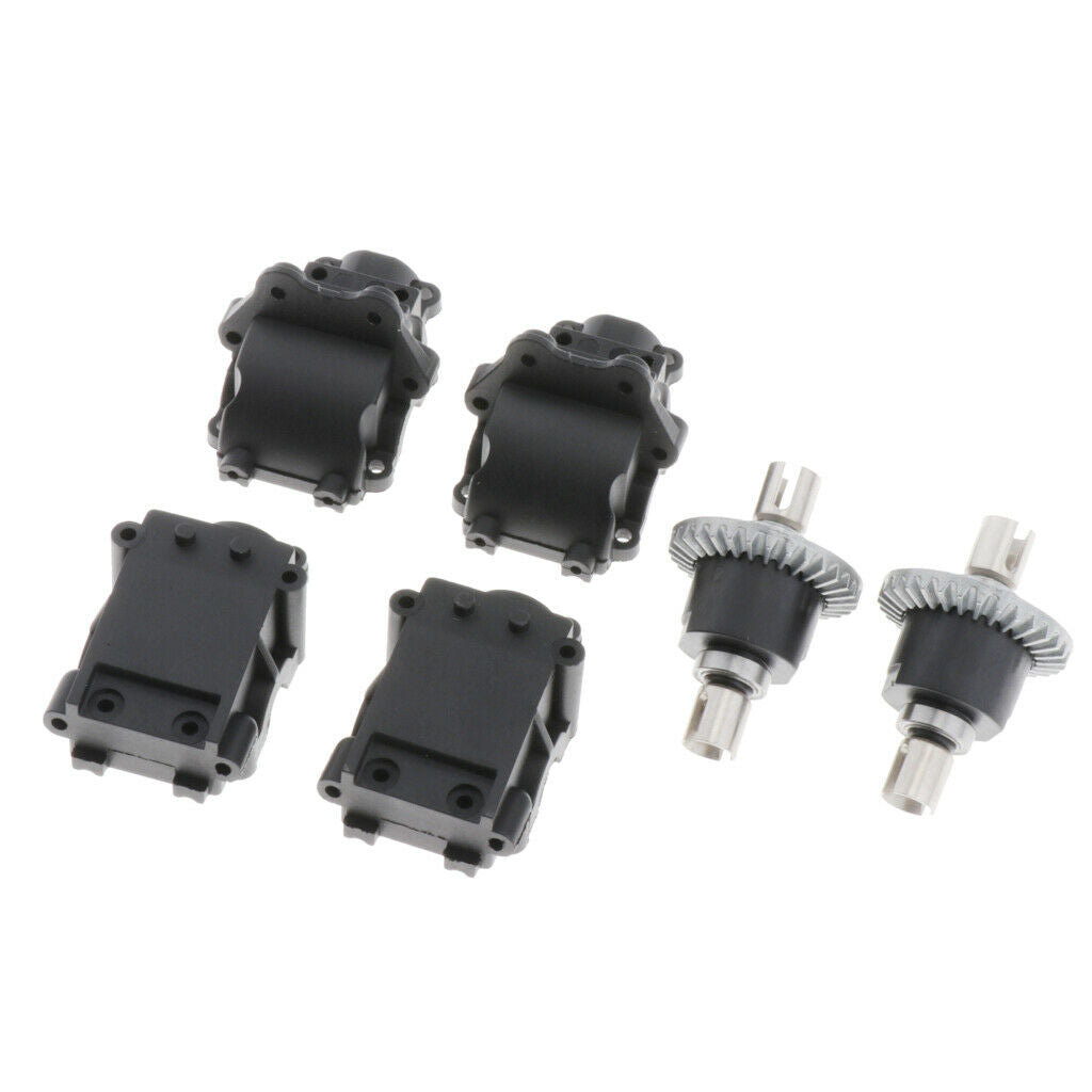14th 2Pcs Differential Gears + 2Pcs Box Cover Replacement Set for 144001