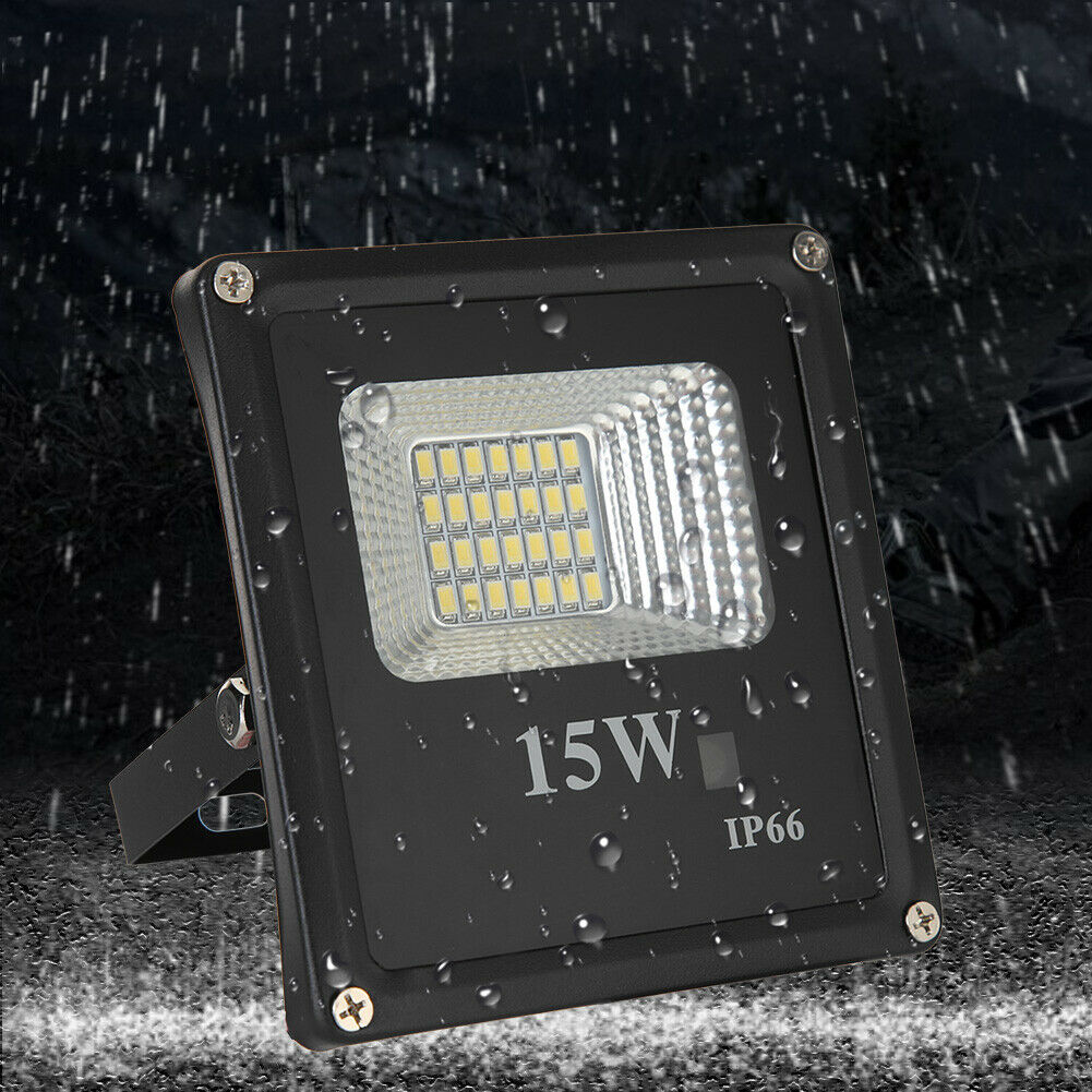 15W 28 LED Super Bright Floodlight IP65 Outdoor Street Lighting Flood Lamp @