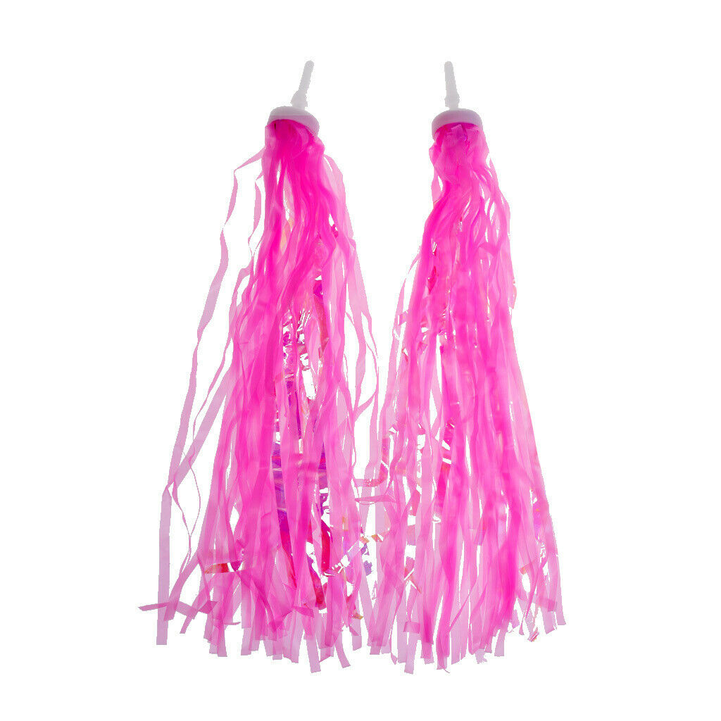Bicycle Kids Children Girls Pink Bell Horn+Handlebar Grips Streamers Tassels
