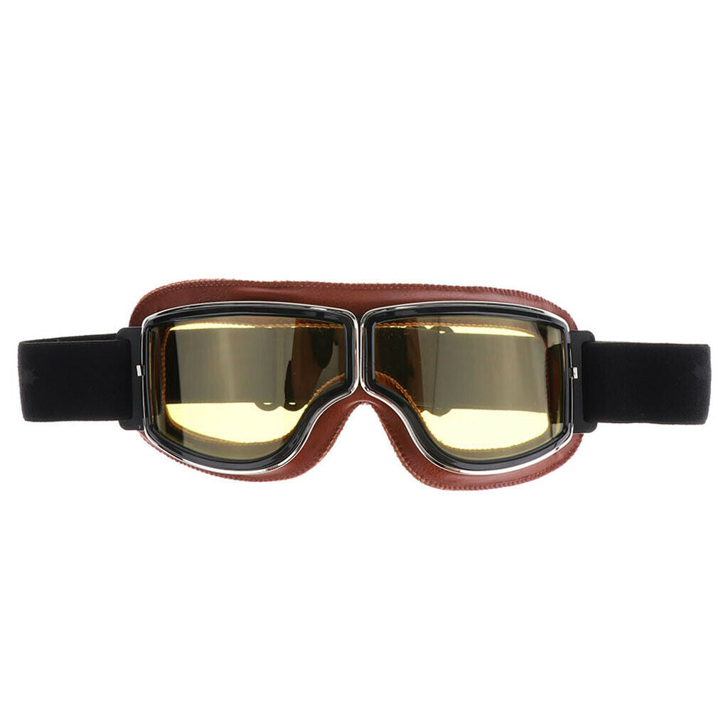 Windproof anti UV goggles helmet goggles motorcycle goggles yellow