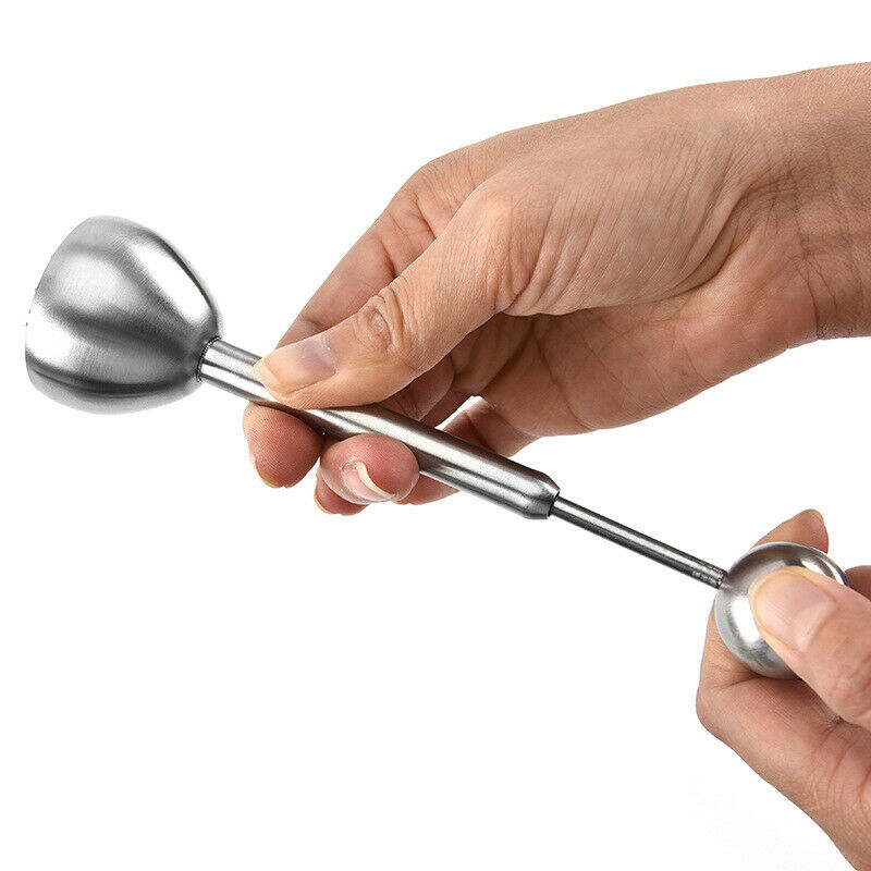 Stainless Steel Egg Topper Eggshell Cutter Egg Cracker For Soft Boiled Egg HN US
