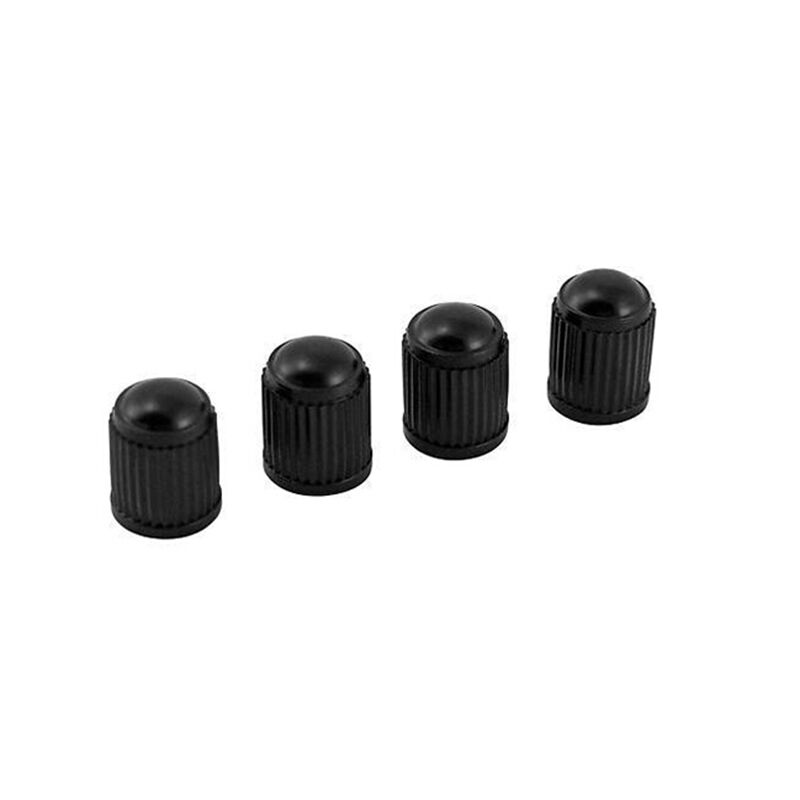 24Pcs Black Universal Plastic Type Wheel Dust Valve Caps for Car Bike Cycl.l8