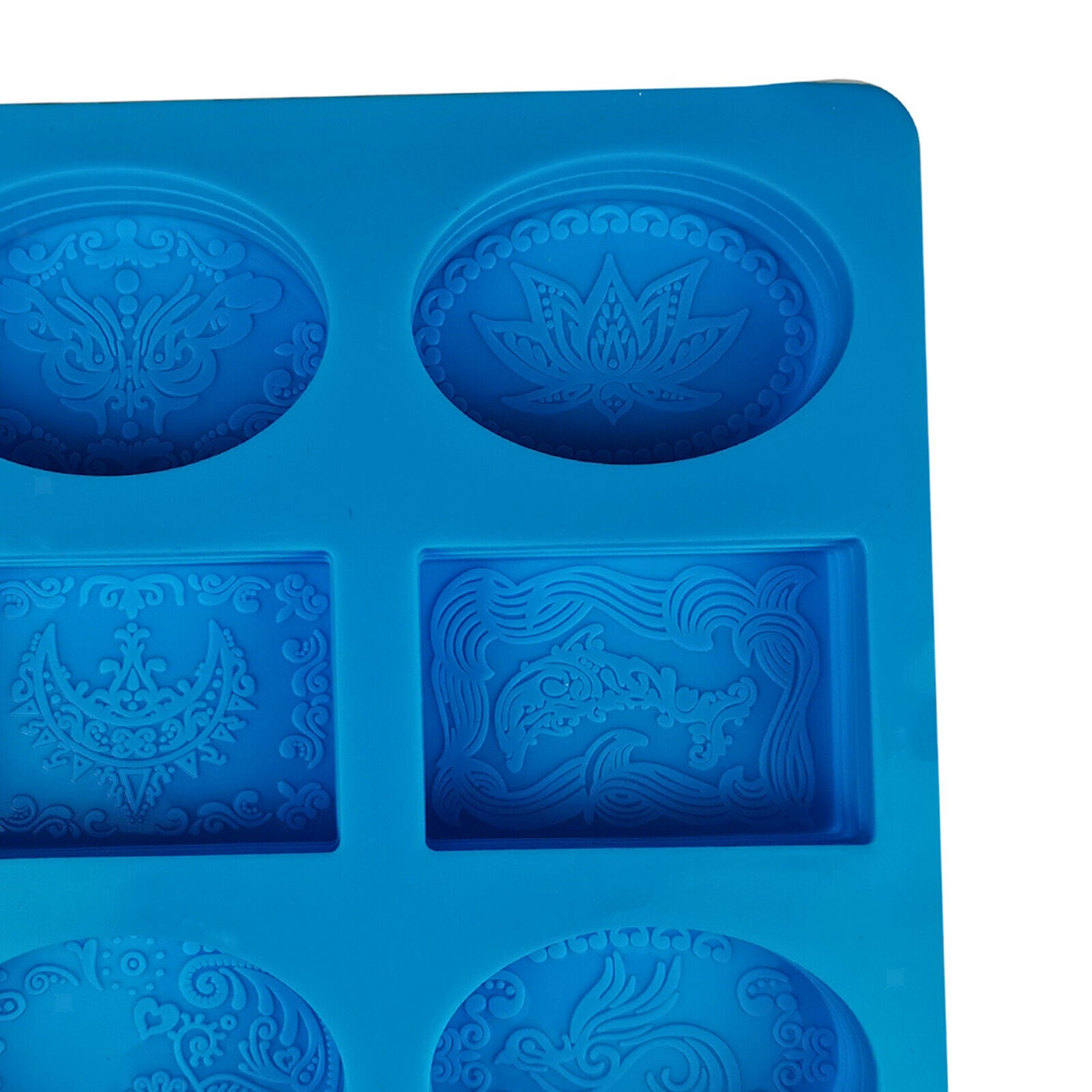 Silicone Soap Mold for Soap Making Craft Cake Baking Muffin Brownie BPA Free