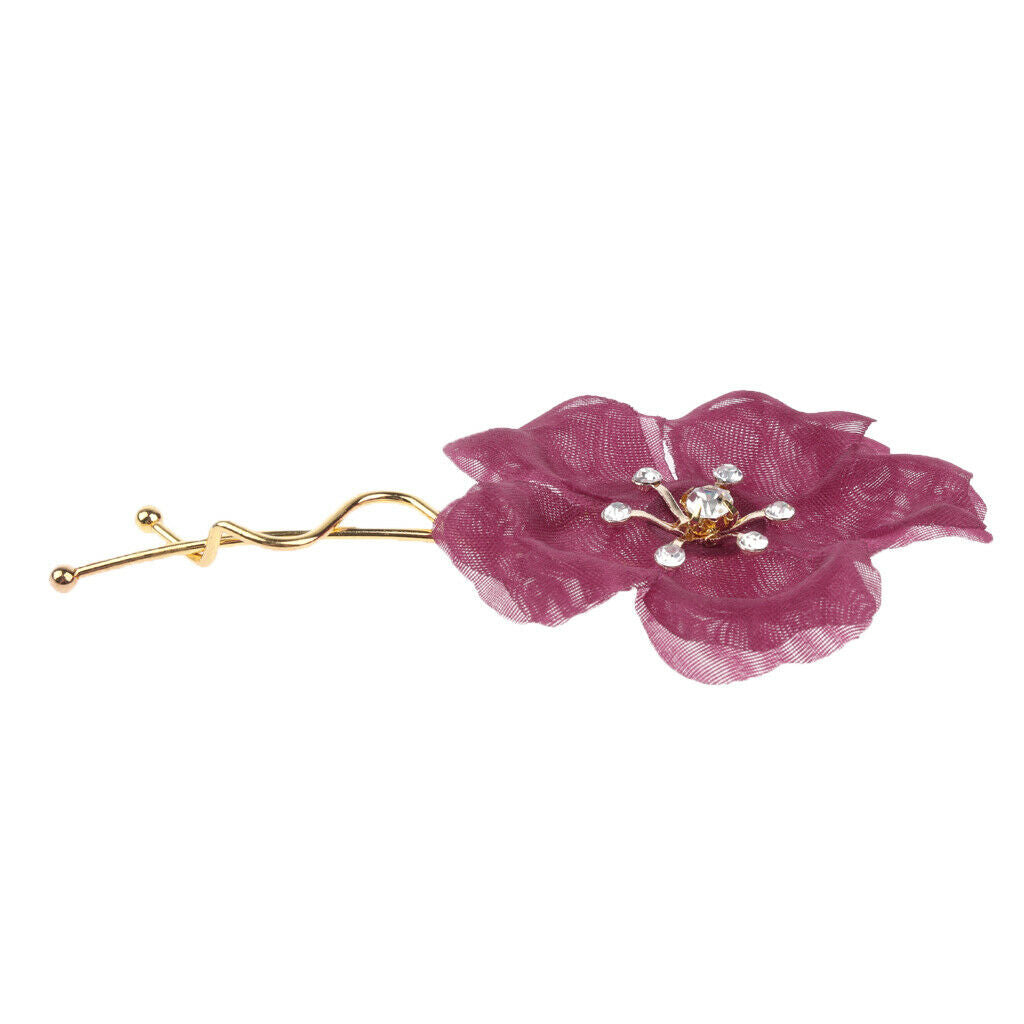 Wedding Bridal Flower Design Hair Pins Clips Women Ladies Elegant Brides Hair