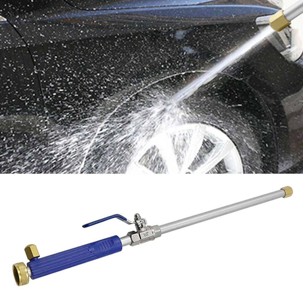 2Pcs Metal High Pressure Washer Water Gun Wand Attachment Outdoor Washing
