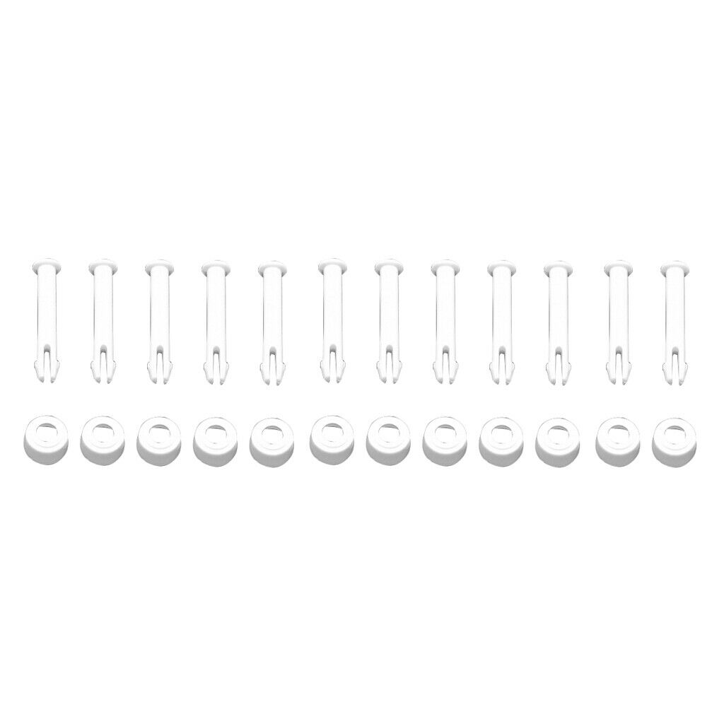 36x 2.36" Plastic Pool Joint Pins & Seals Replacement for  Metal Frame Pool