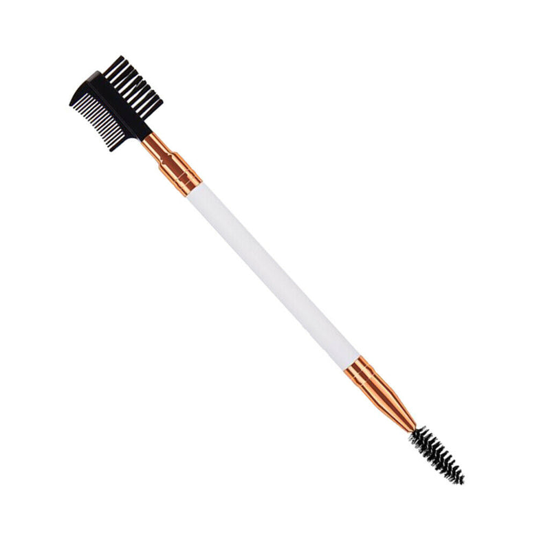 Wooden Eyebrow Eyelash Dual-Comb Extension Brush, Comb Cosmetic Makeup Tool - 20