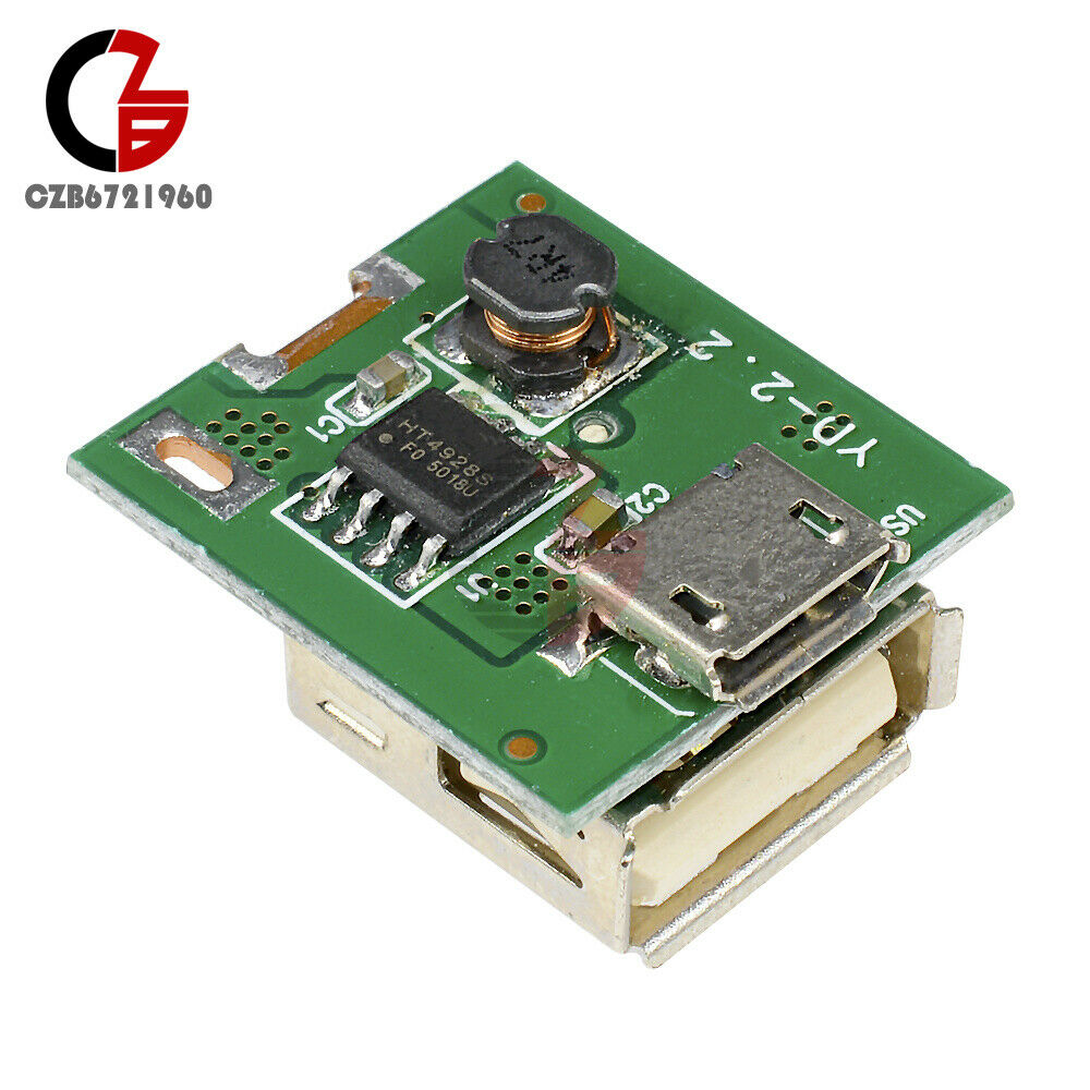 Step-Up Power Module 5V 1A Boost Converter Lithium Battery Charging Protection