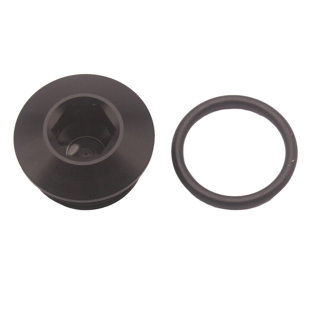 Alloy Aluminum 12 AN 12 -AN ORB Plug With O Ring Spherical Socket Black