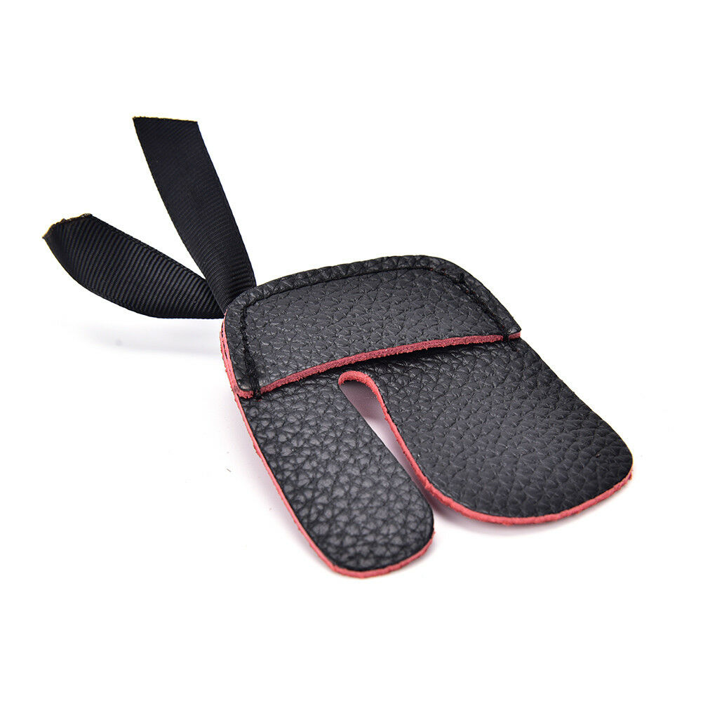 Finger Tab Guard Protector Glove Cow PU Leather Archery Shooting Hunting .l8