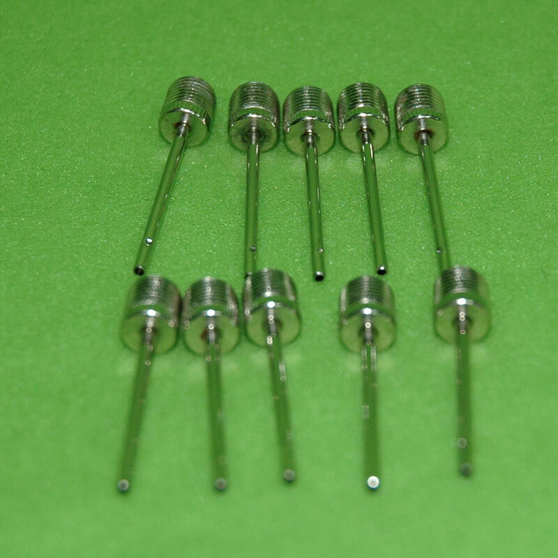 10X Ball Air Inflating Pump Needle Valve Adaptor Soccer Basketball NewArrival DD