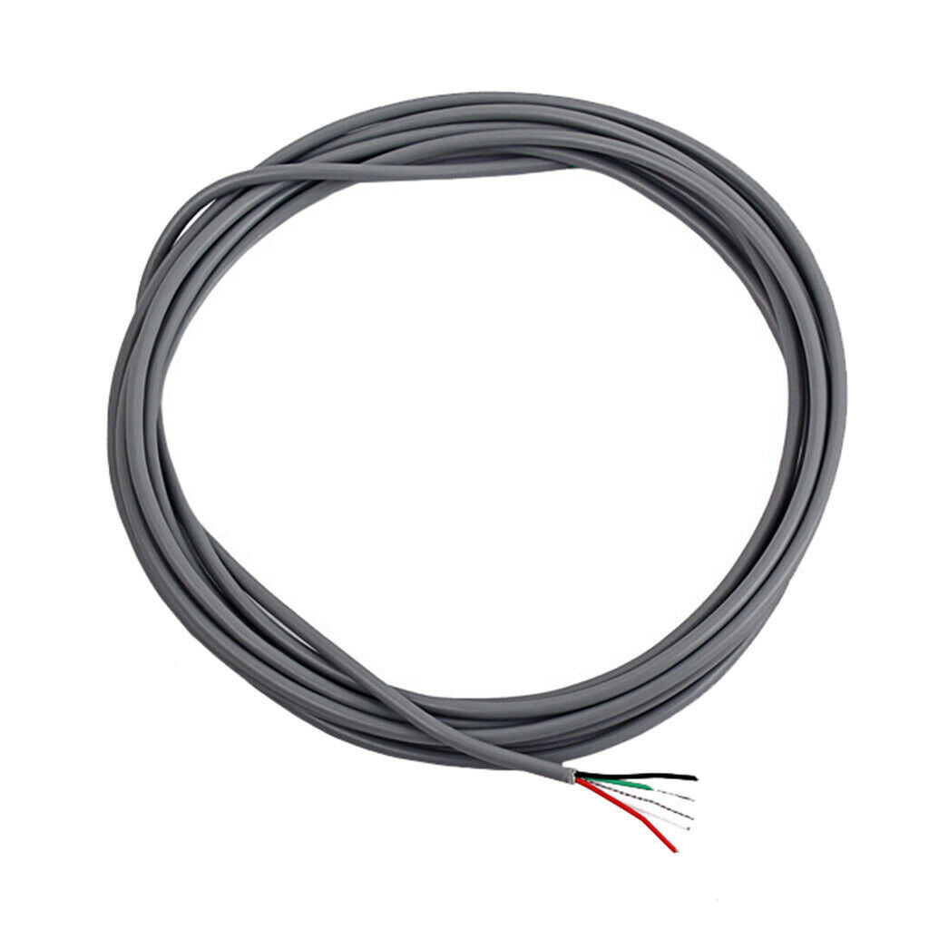 Shielded 5-Conductor Guitar Circuit Wire hookup wiring 10-Foot 26 AWG ,Black