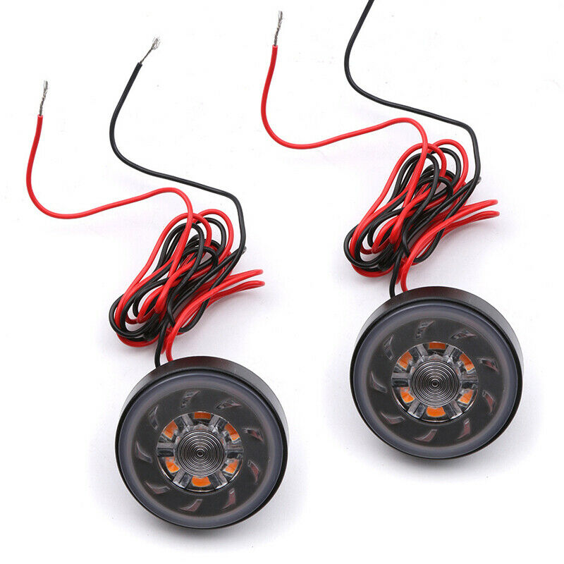 Motorcycle Dirt Bike Round LED Brake Light Waterproof Rear Light Turn Signal Kit