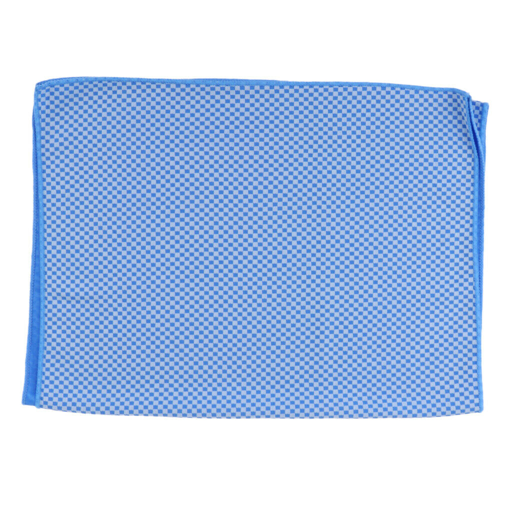 Instant Cooling Ice Cold Gym Towel Drying Sweat Absorb Chilly Pad Light Blue
