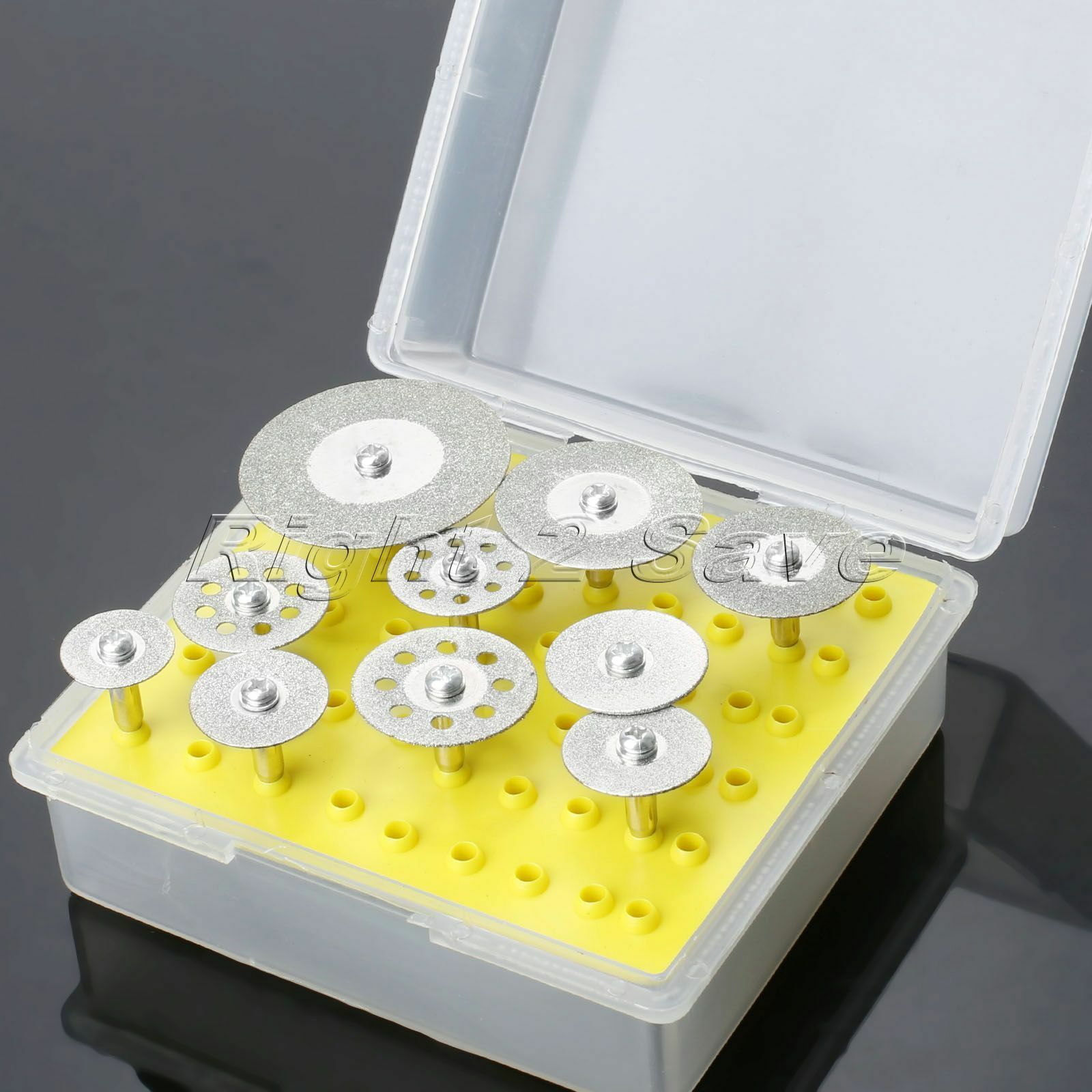 10 x Diamond Saw Cut Off Discs Wheel Blade Mini Drill Wheel Set for Rotary Tool