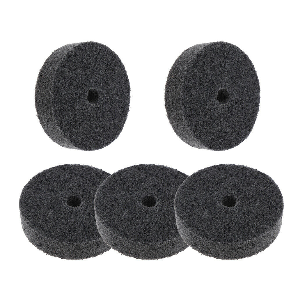 5 x 3'' Grinding Wheel Polishing Disc Dust Rust Paint Remove with 10mm Bore