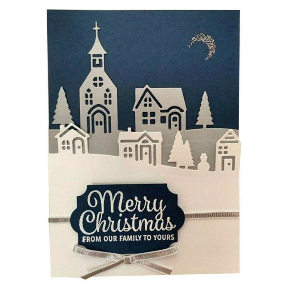 Village House Metal Cutting Dies Craft Scrapbooking Card Making Embossing DIY